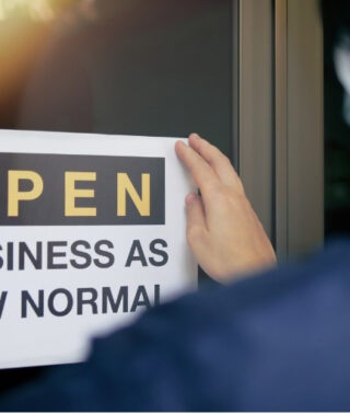 Business is open sign