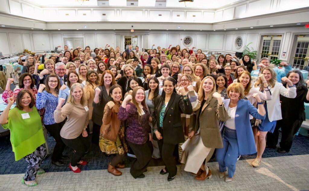 Group celebrating International Women's Day