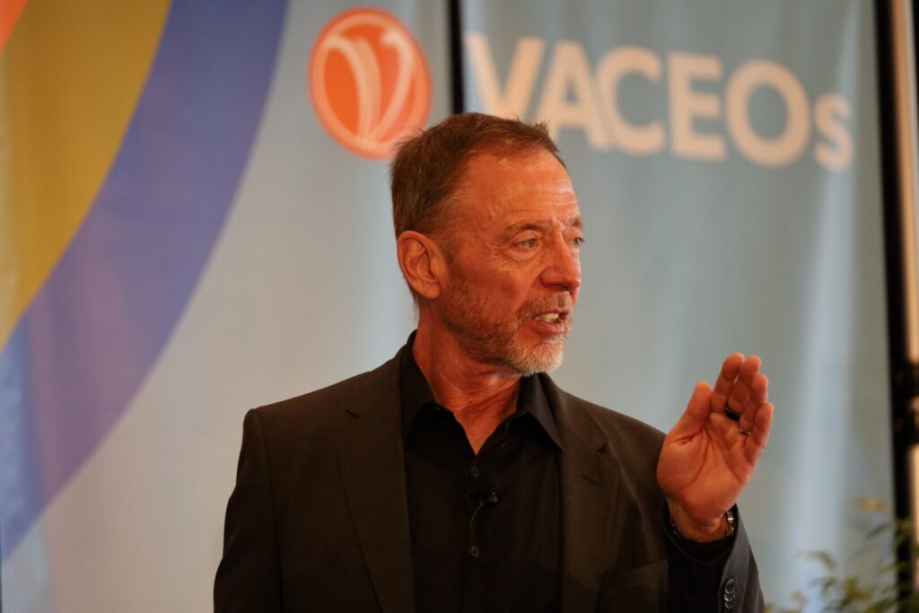 Speaker at VACEOs event