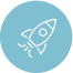 Rocketship Icon