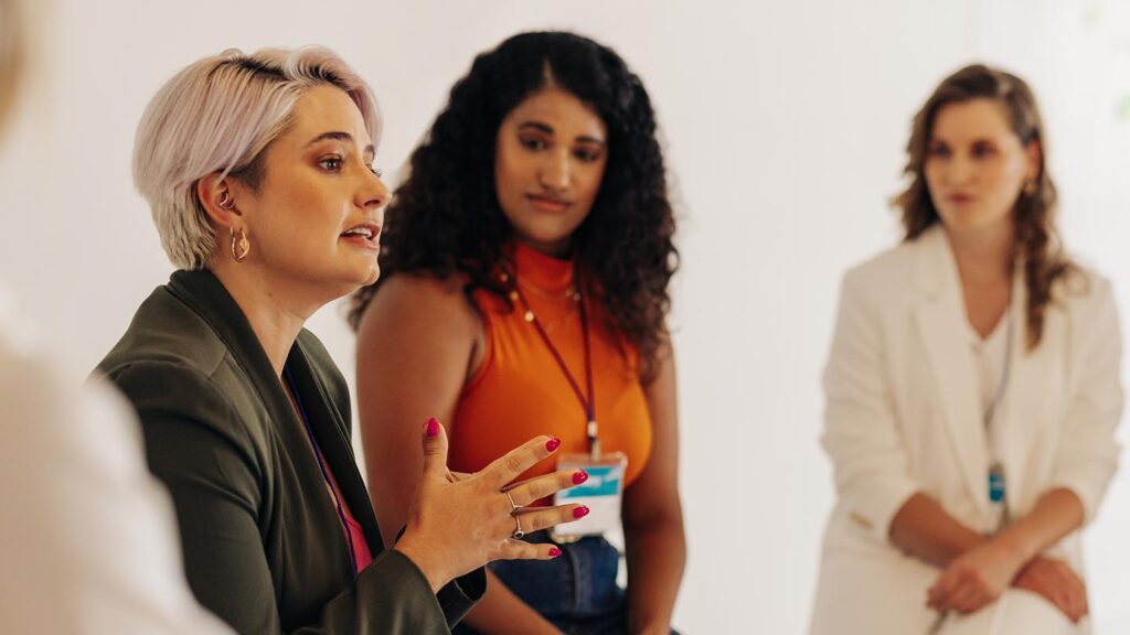 Group of women talking