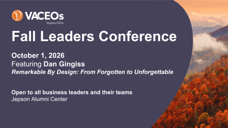 Fall Leaders Conference ’26 – Our Only Public Event!