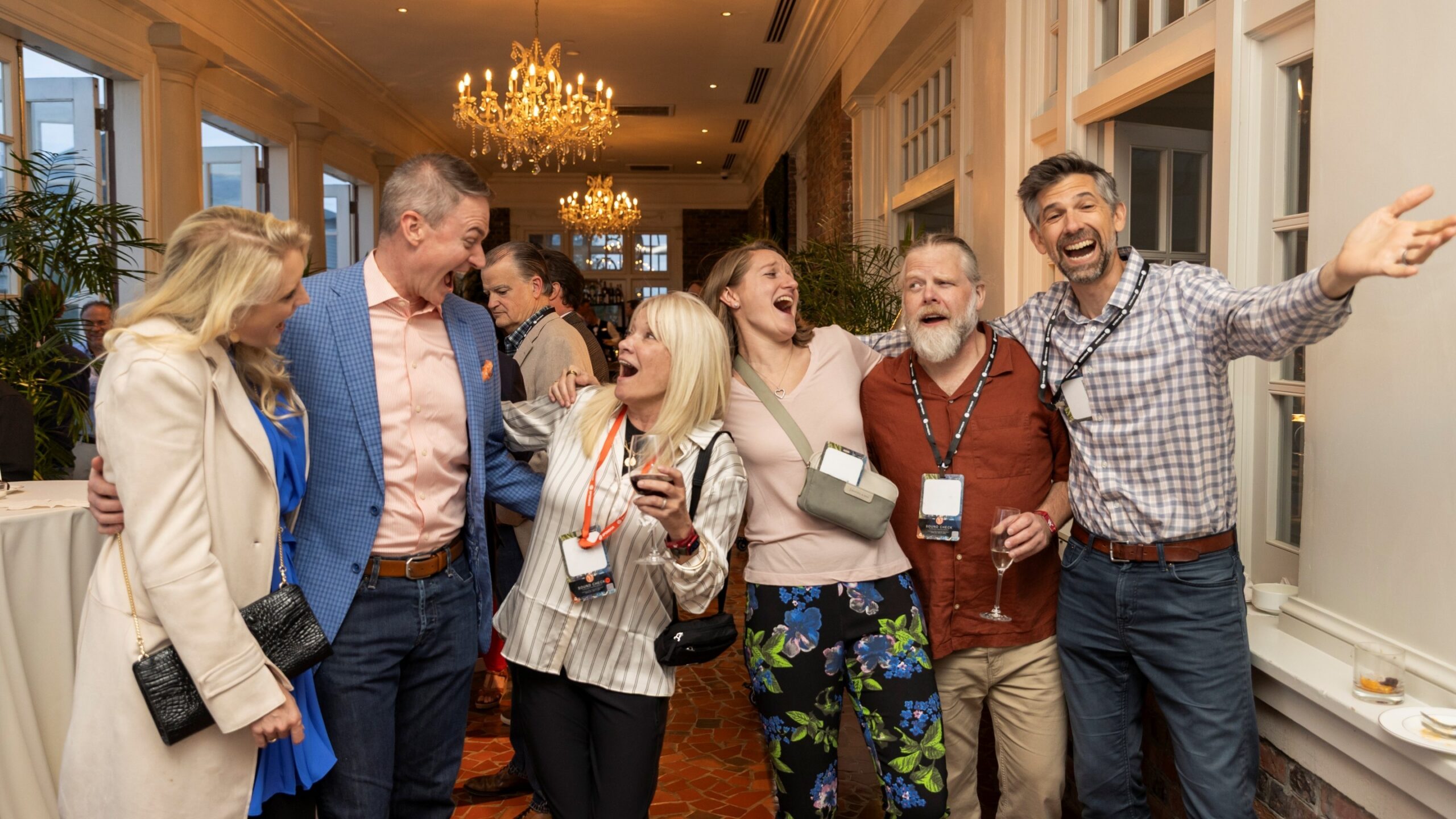 VACEOs Members and Sponsors enjoying a happy hour together