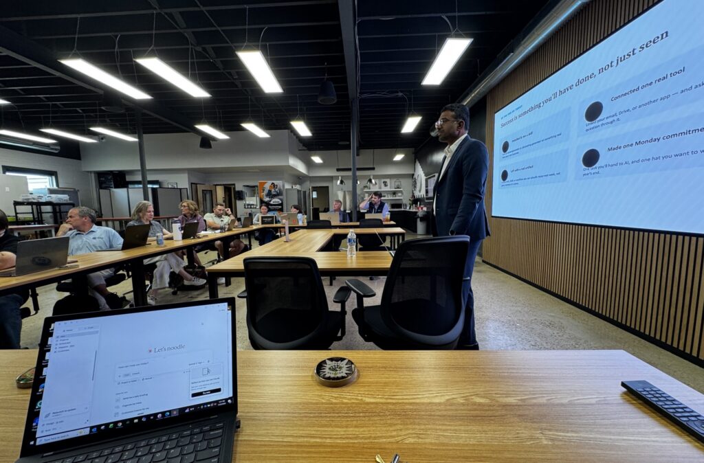 Virginia business leaders sharing their perspectives on AI